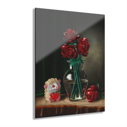 Ted's in Love - Acrylic Print